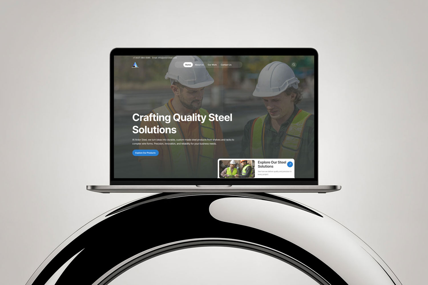 Ardor Steel Branding and Web Project
